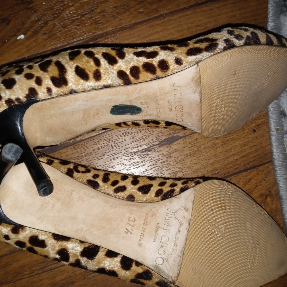 LEOPARD PRINT PUMPS BU JIMMY CHOO - Picture 5 of 5
